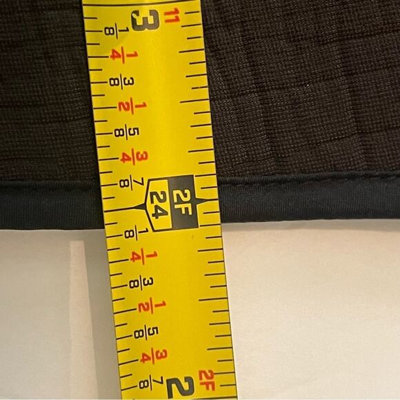 Chico’s Brown W Black Silk Trim Neutral Minimalist Jacket NWOT Size 8 - Picture 13 of 14